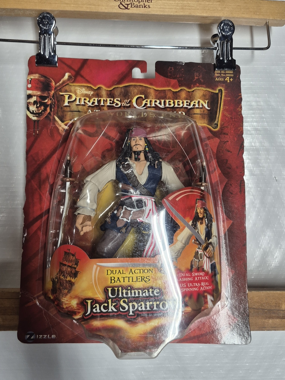 Disney Pirates of the Caribbean Ultimate Jack Sparrow Action Figure - Red/Black